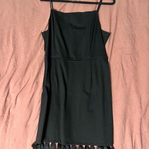 Sugarlips Strapless Black Dress